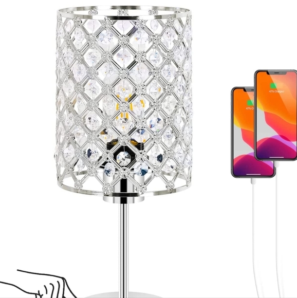 Other - Elegant Crystal Lamp